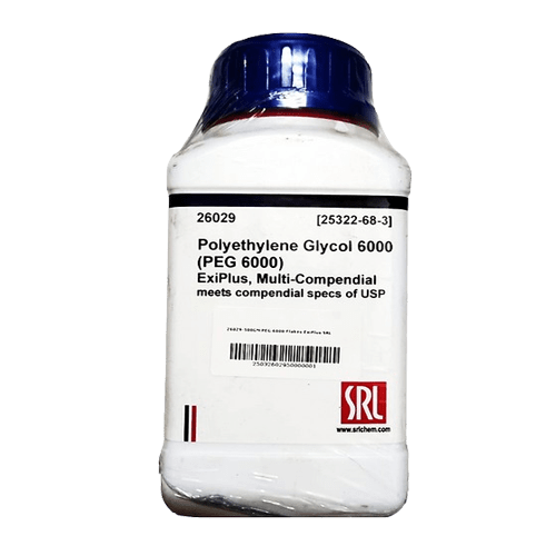 Polyethylene Glycol 6000 Flakes (PEG 6000), 500Gm