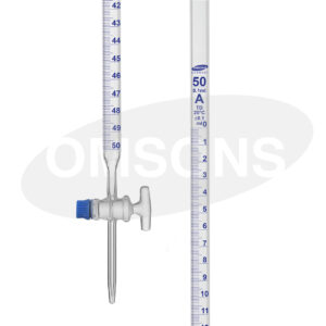 Burettes Straight Bore Glass Key with Screw Thread With NABL _ESMC, Germany