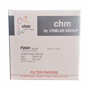 12.5cm/125mm CHM F2041 no.41 filter paper