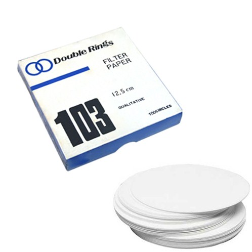12.5cm/125mm Double Rings Filter Paper