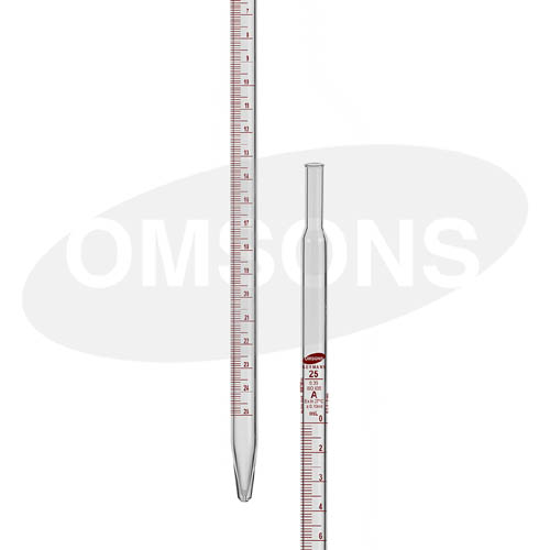 Pipette Graduated Serological Type Class A with NABL _ESMC, Germany