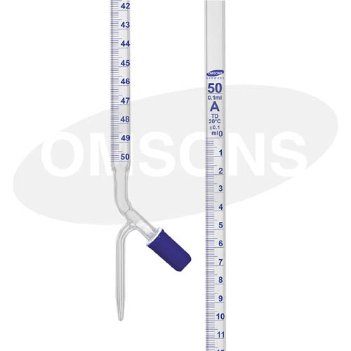 Burettes Boroflow Key with PTFE NEEDLE VALVE Class B _ESMC, Germany