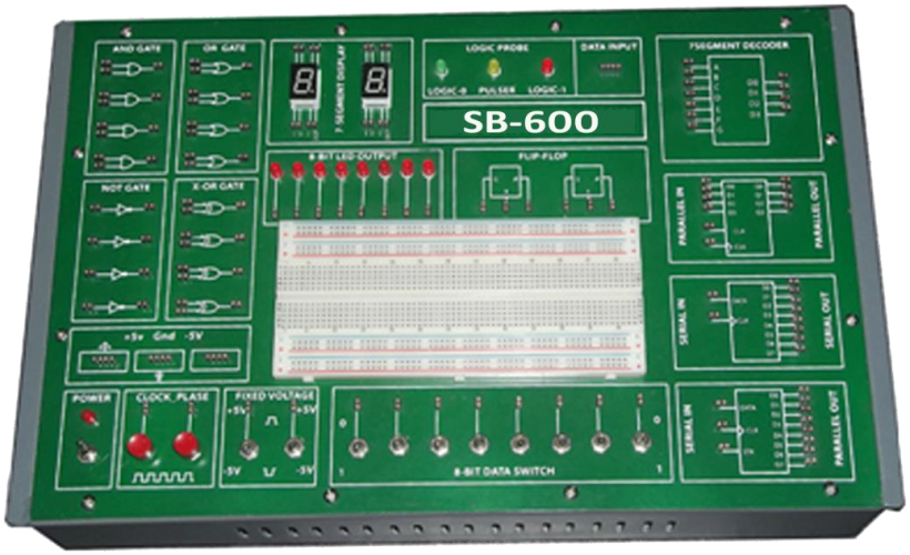 Digital logic trainer board