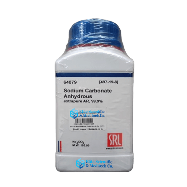 Sodium Carbonate Anhydrous Extrapure AR Grade (Na2CO3), 99.9% 500Gm
