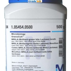 Brilliant-green bile Lactose broth acc ISO 4831 ISO 4832 and FDA-BAM