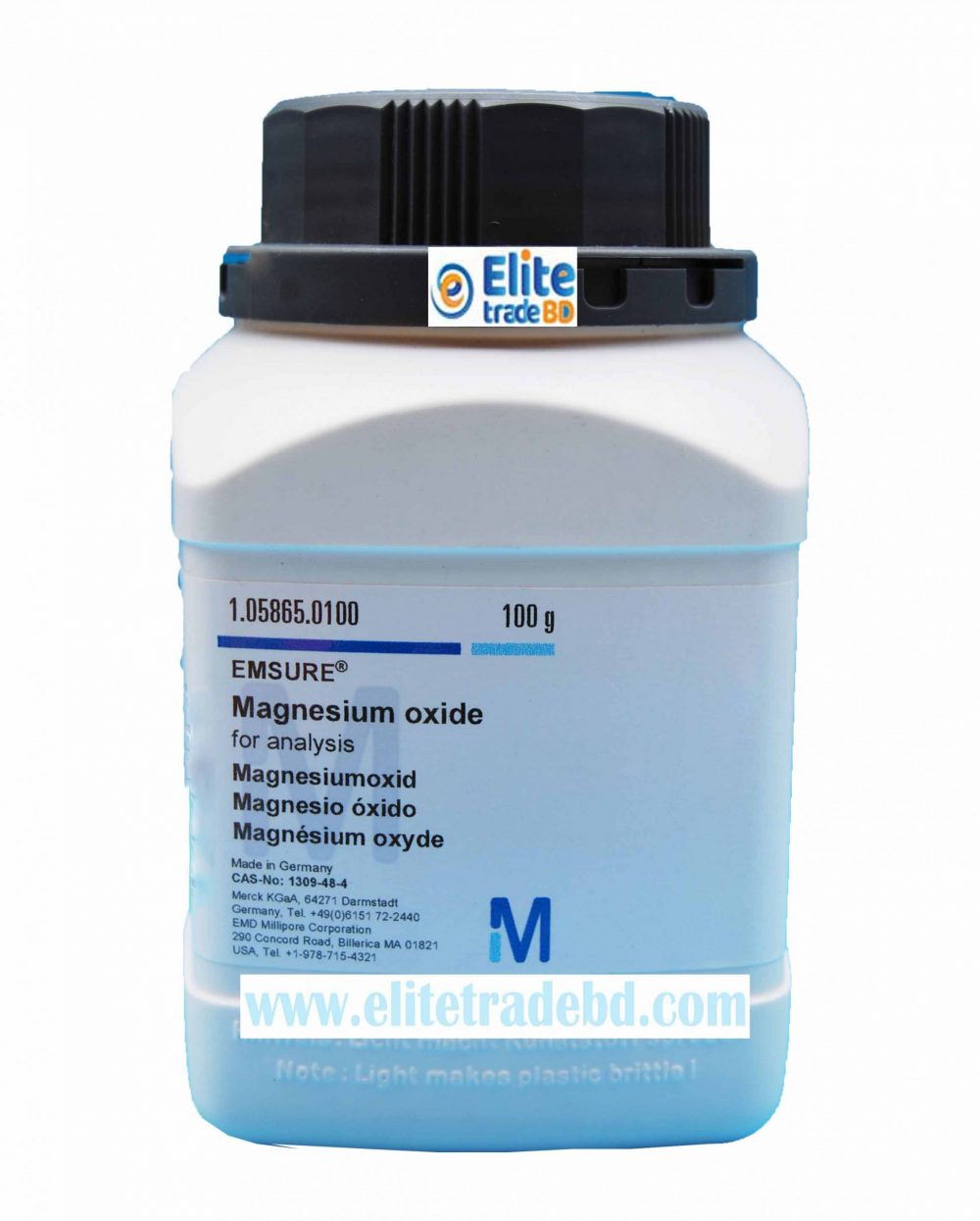 Magnesium oxide for analysis