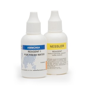 Replacement reagents for Ammonia (fresh water) chemical test kit