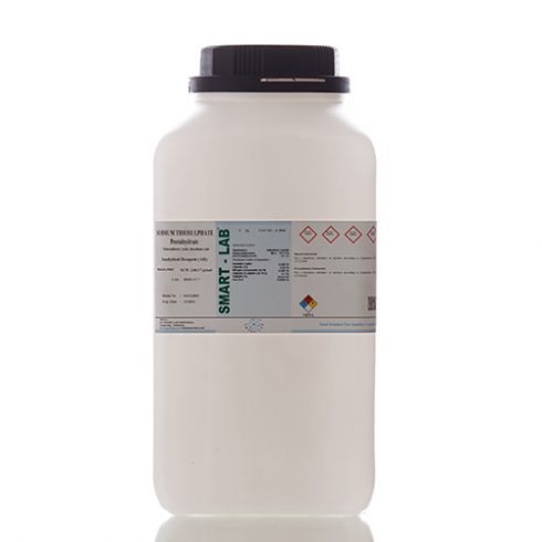 Sodium thiosulphate pentahydrate, Na2S2O3.5H20
