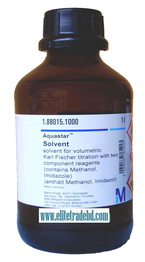 Solvent solvent for volumetric Karl Fischer titration with two component reagents