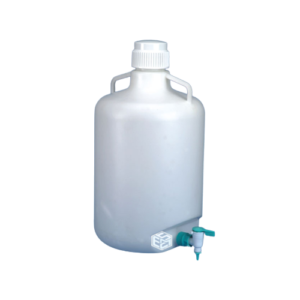 Carboy with stop cock Plastic 10000 ml_ESMC_Polylab