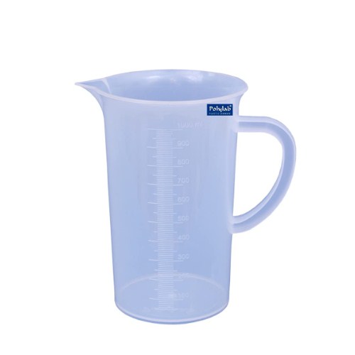 Plastic measuring jug 1000 ml PolyLab