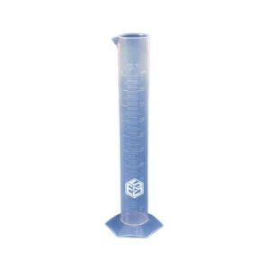 Plastic Measuring Cylinder 100 ml White color ESMC-Polylab