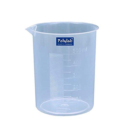 Polypropylene measuring Beaker 500 ml PolyLab