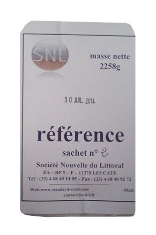 MBE reference sand
