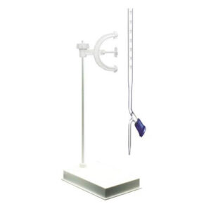 Plastic burette with stand 50 ml PolyLab