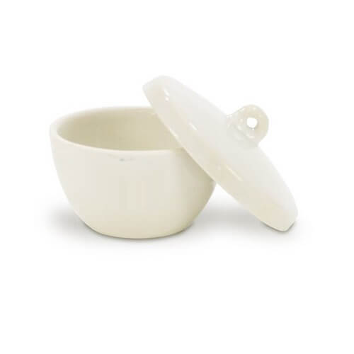 Porcelain ceramic crucible, 30 mL