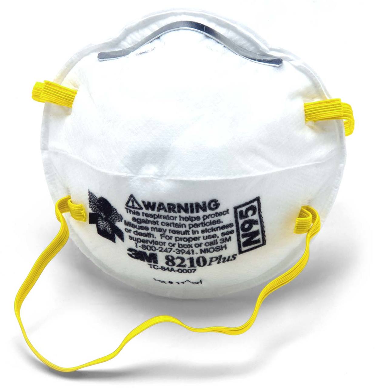 Respiratory musk for general use, 3M 8210 N95