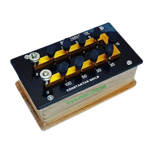 Resistance Box 0-100 Ohm (Ω) for Physics lab Students ESMC, India